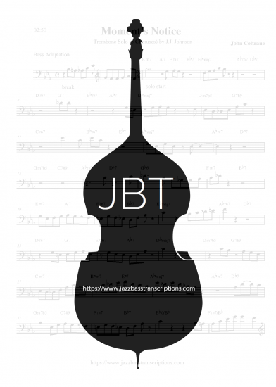 Moment's Notice - J.J. Johnson Trombone Solo