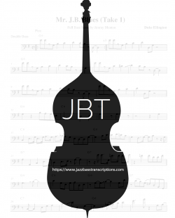 Mr. J.B. Blues (Take 1) - Jimmy Blanton Full Score