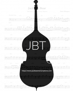 Jack The Bear - Jimmy Blanton Full Bass Score